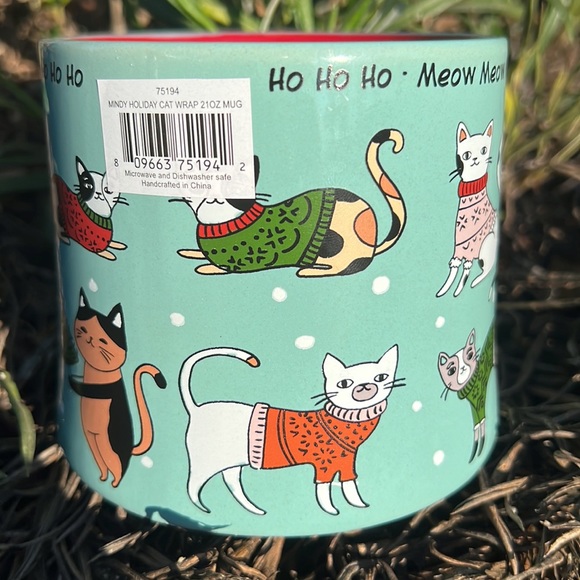 Vibrant Winter CAT Mug - Picture 2 of 4